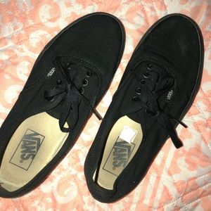 All black VANS